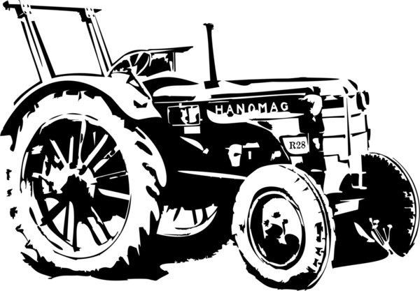 HANOMAG - Traktor - R28 - Landmaschinen