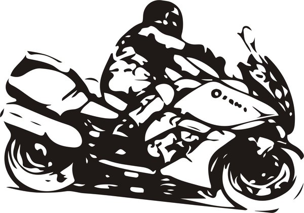 Wandtattoo - Evolution -  Motorrad - Rennmaschine - Rennsport