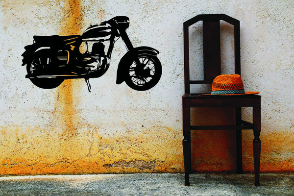 Wandtattoo - JAWA 350 - Motorrad