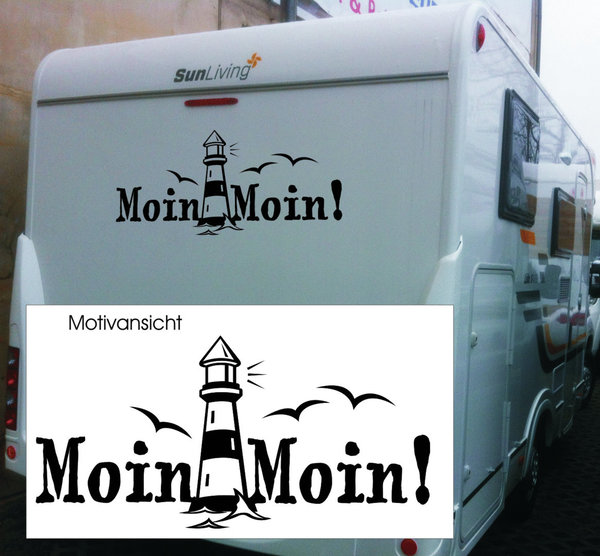 "MOIN MOIN!" Küste -  Wohnwagen - Meer