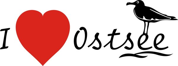 "I love Ostsee" Spruch