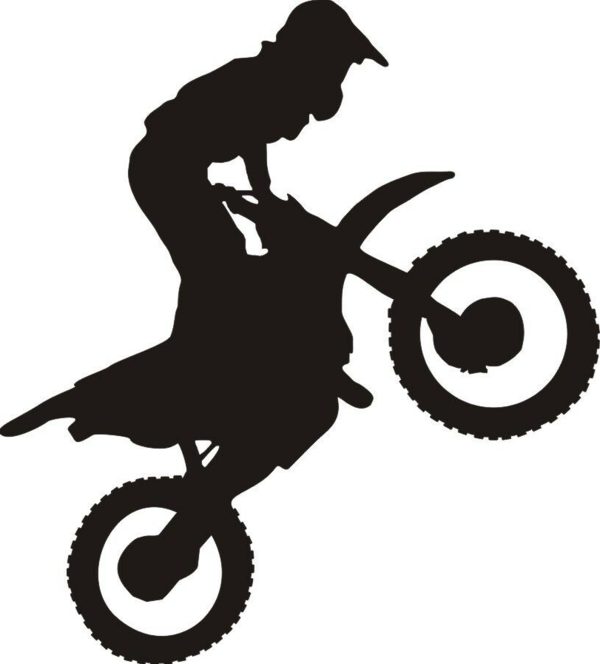MOTOCROSS - Motorrad - Crossbike - Wandaufkleber - Wandtattoo