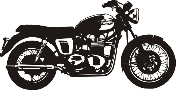 Bike - Motorrad - Oldtimer - Autoaufkleber