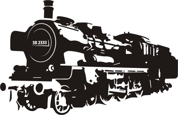 Dampflokomotive P8 - Preußische Lok - Autoaufkleber