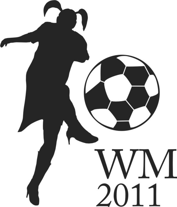 Frauenfußball - WM 2011 - Fußball - Wandtattoo
