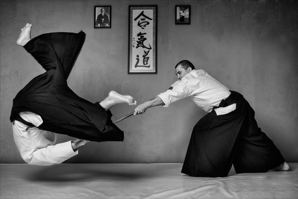Aikido - Kampfkunst - Japan - Autoaufkleber