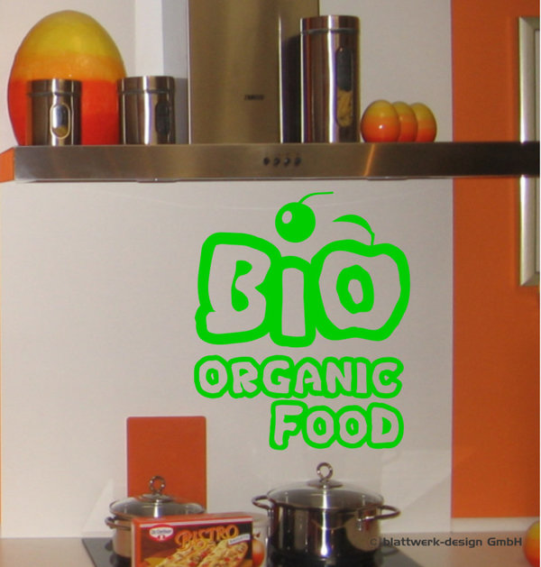 BIO - organic - food - Wandtattoo