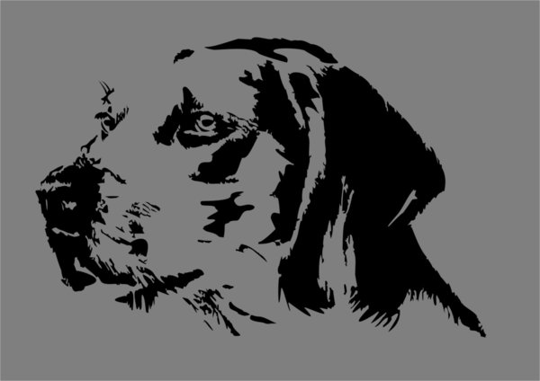Beagle - Hund - Aufkleber - Autoaufkleber