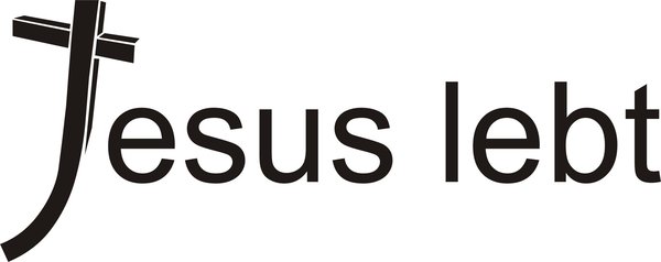 Jesus lebt - Jesus Christus - Wandtattoo