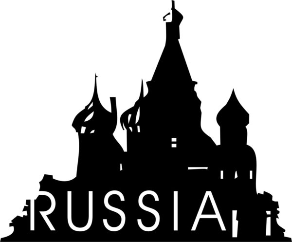 Russia - Russland - Moskau - Wandtattoo
