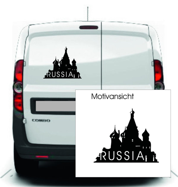 Russia - Russland - Moskau - Autoaufkleber