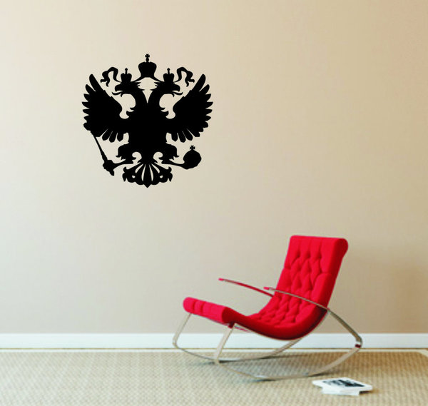 Russland - Russia - Adler - Wappen - Wandtattoo