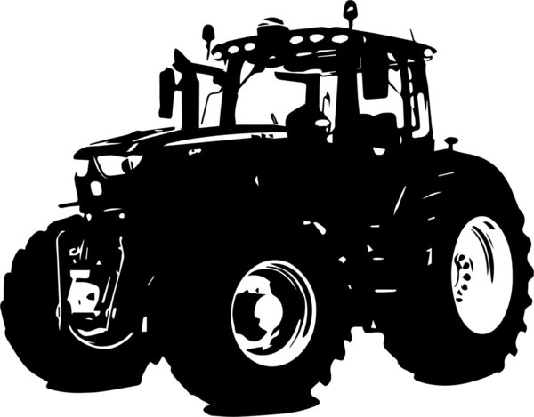 JOHN DEERE - Landmaschinen - Traktor - Autoaufkleber