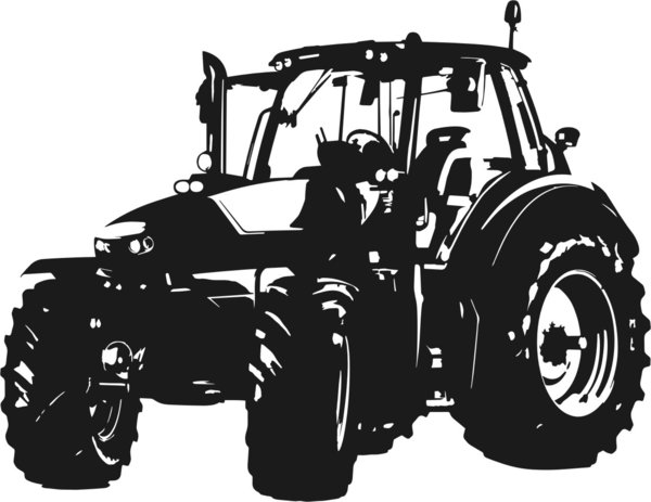 DEUTZ - Landmaschinen - Traktor - Autoaufkleber