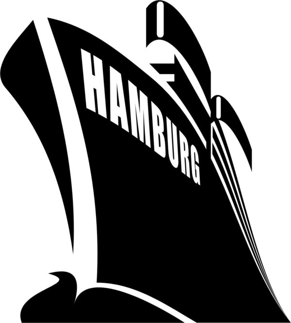 Schiff - Dampfer - Hamburg - Hafen - Wandtattoo