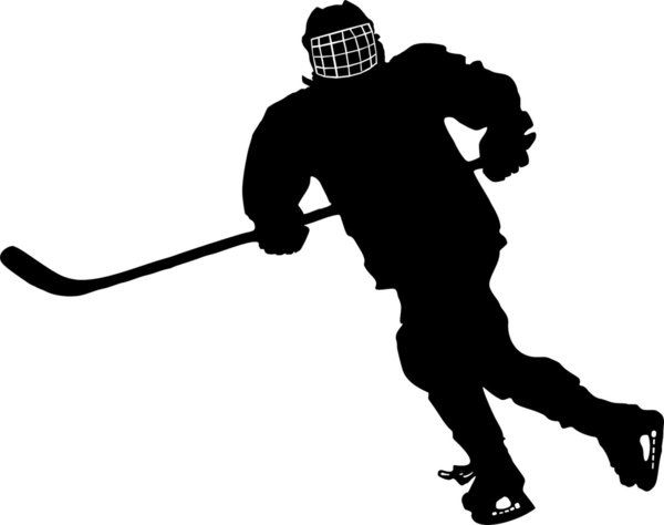 Eishockey - Eishockeyspieler - Wandtattoo
