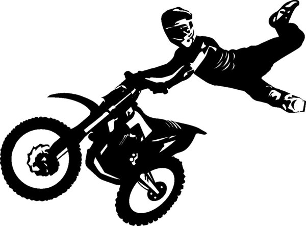 Motocross -Crossmaschine - Motorrad - Enduro