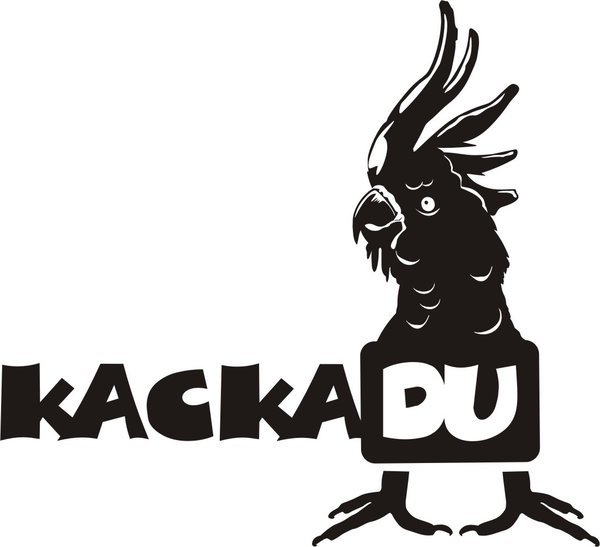 "KackaDu" - Kakadu - Vögel - Kfz-Aufkleber