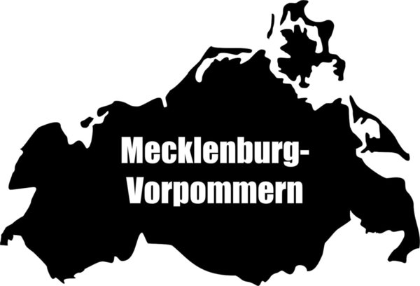 Autoaufkleber - Mecklenburg-Vorpommern - Bundesländer - Deutschland