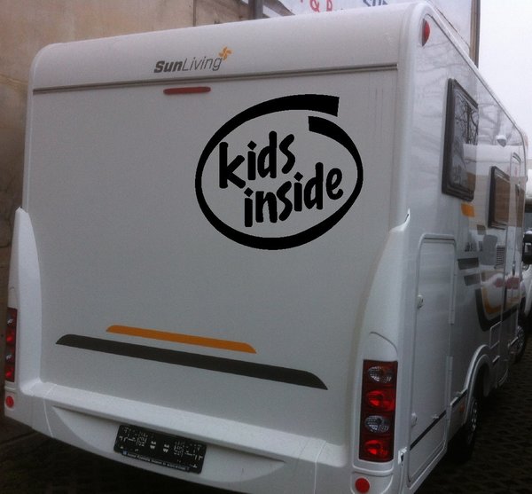 Autoaufkleber - "Kids inside"- Kinder an Bord